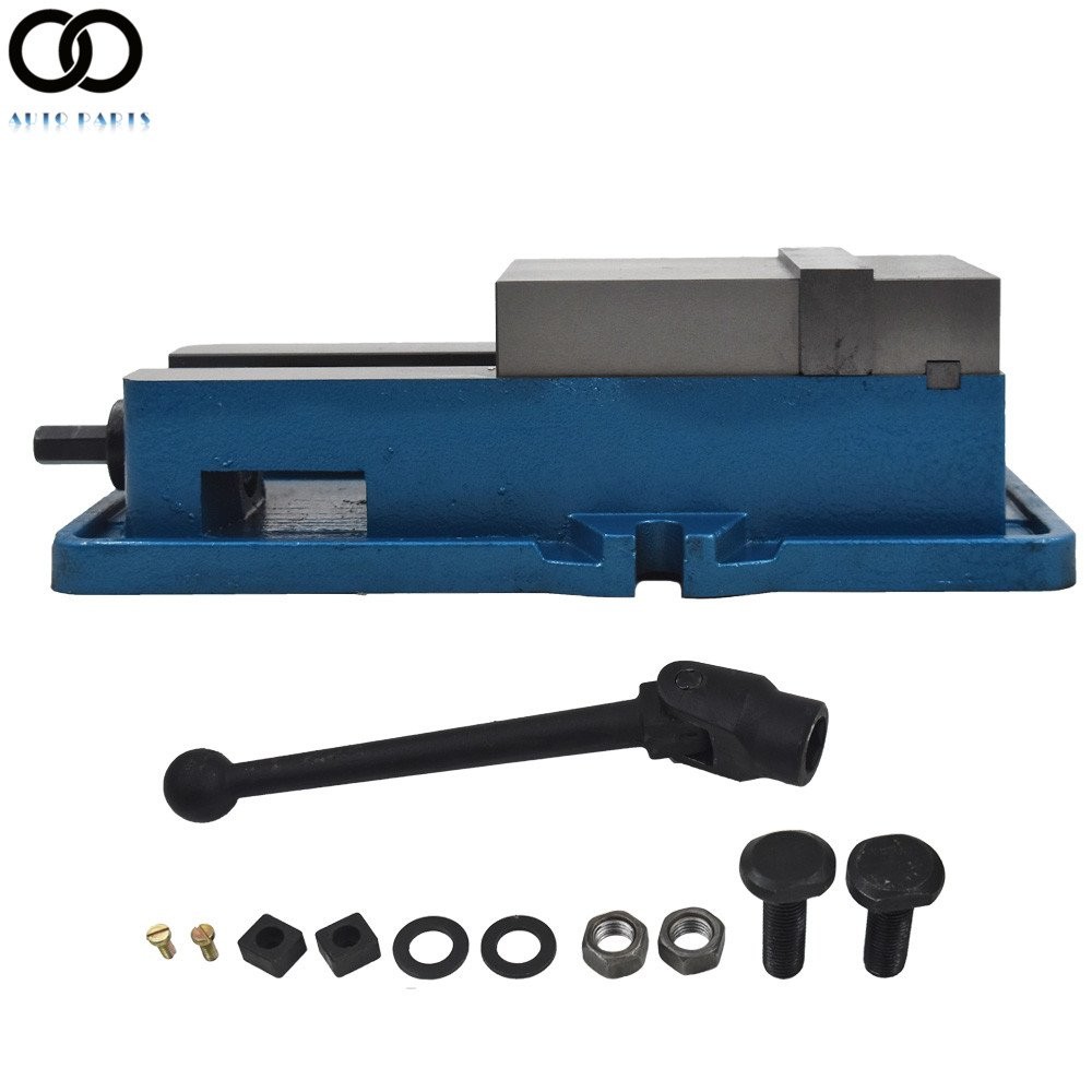 4" Lockdown CNC Milling Machine Vise Clamping Vice Precision Without Base