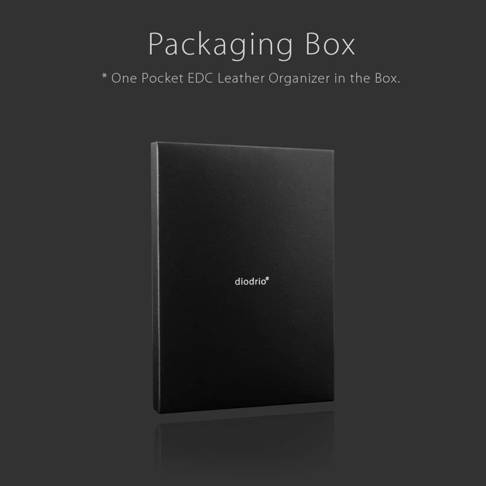 EDC Leather Knife Sheath Organizer Pouch - Full Grain Leather - Chestnut