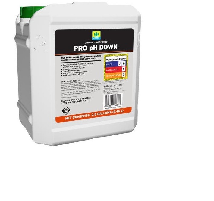 General Hydroponics PRO pH Down 2.5 gal