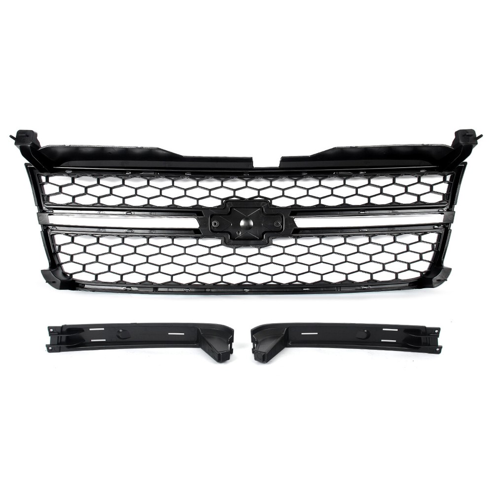 Summit White Grille Assembly For 2003-2007 Silverado 1500 2500 3500 HD LS LT WT