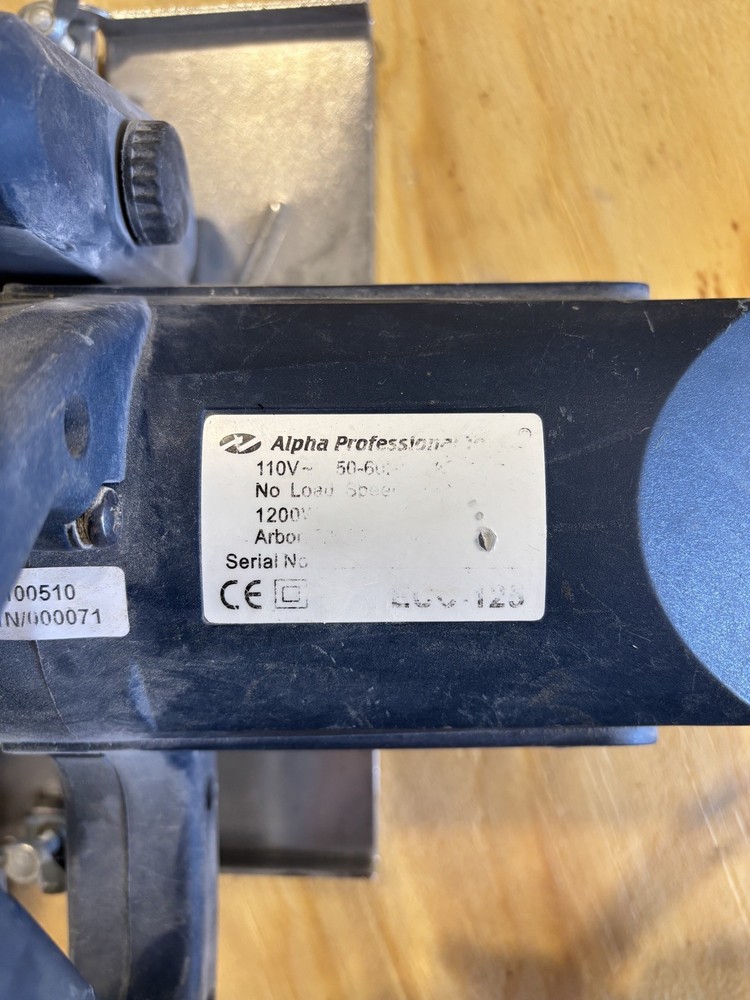 Alpha Tools ECC-125 5" Ecocutter 110V Works great