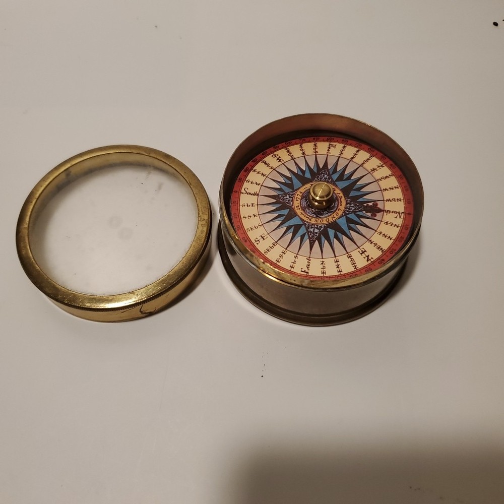 Brass Dry Card Compass