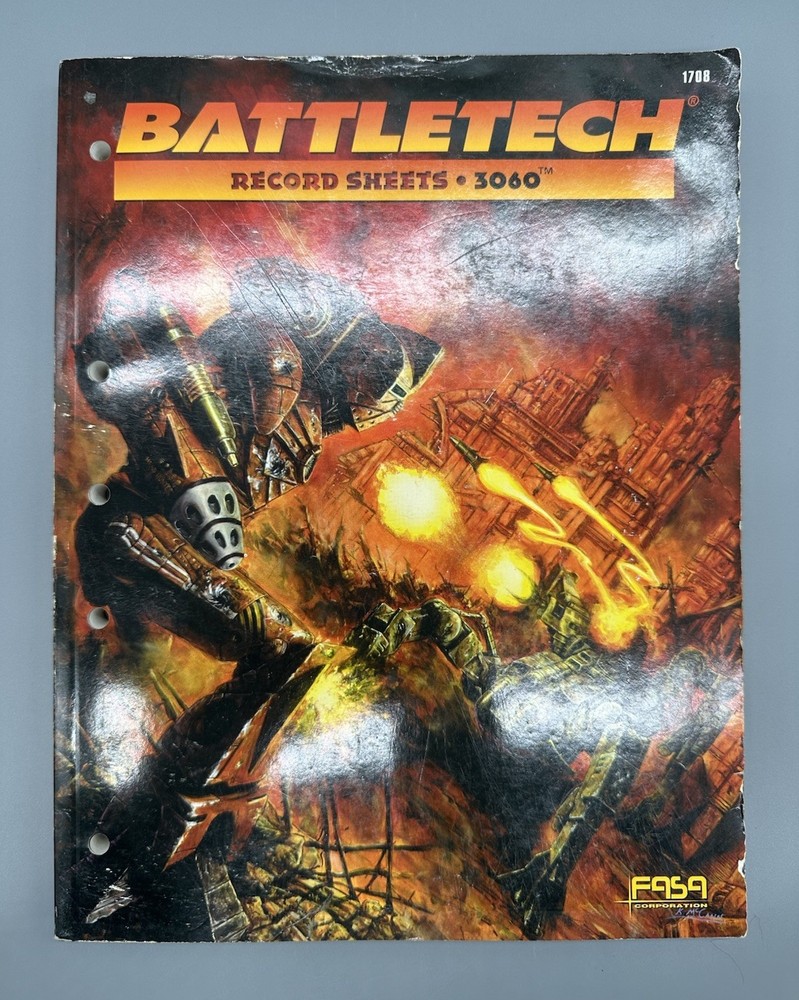 BattleTech Record Sheets 3060 Catalyst 2010 Book 35166 OOP