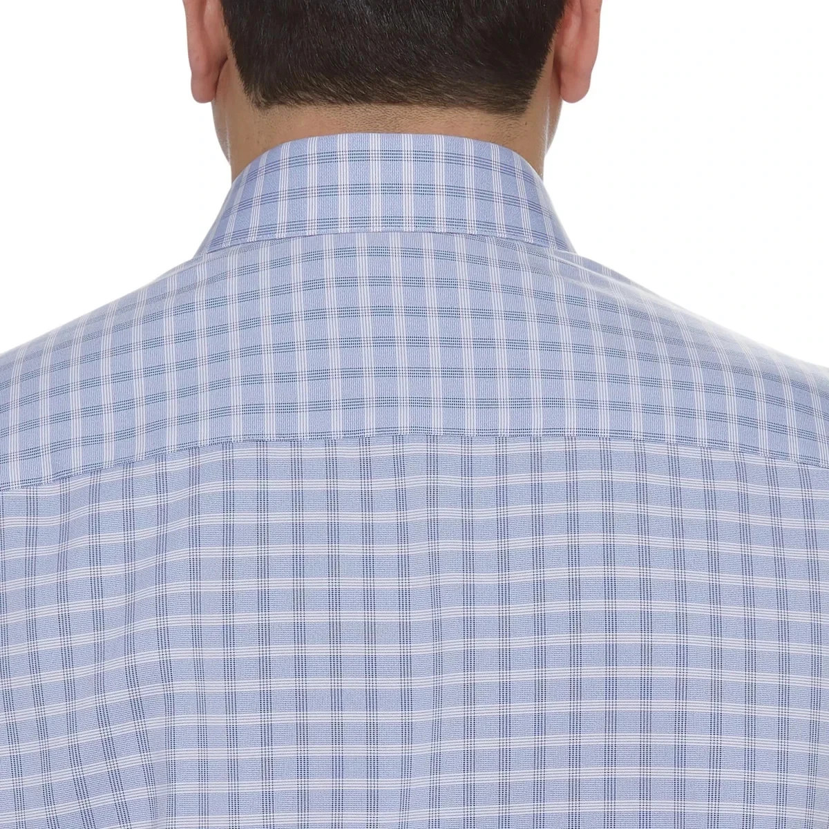 Kenneth Cole Men's Quick Dry Performance Dress Shirt, Blue, M (15-15.5,36/37)