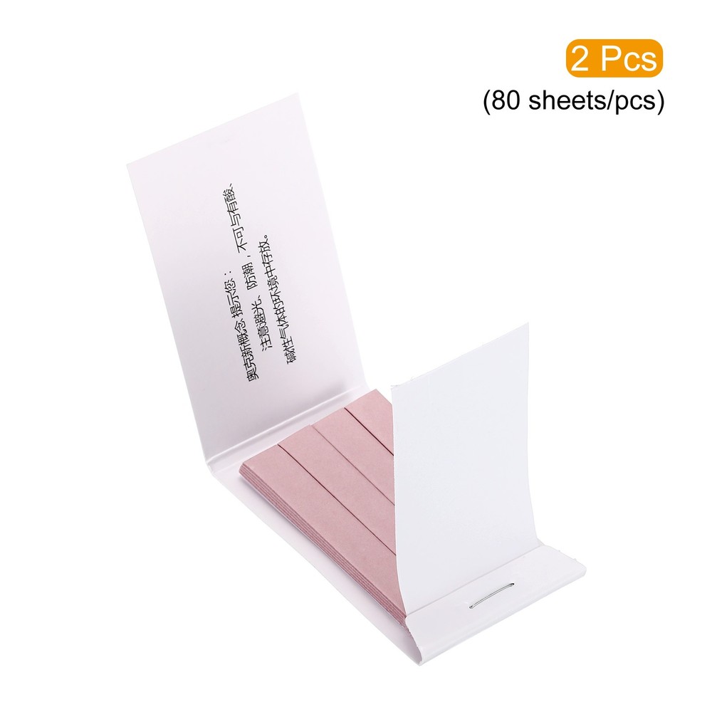 PH test strips, 2pcs 80 indicator maps sunflower tester, red