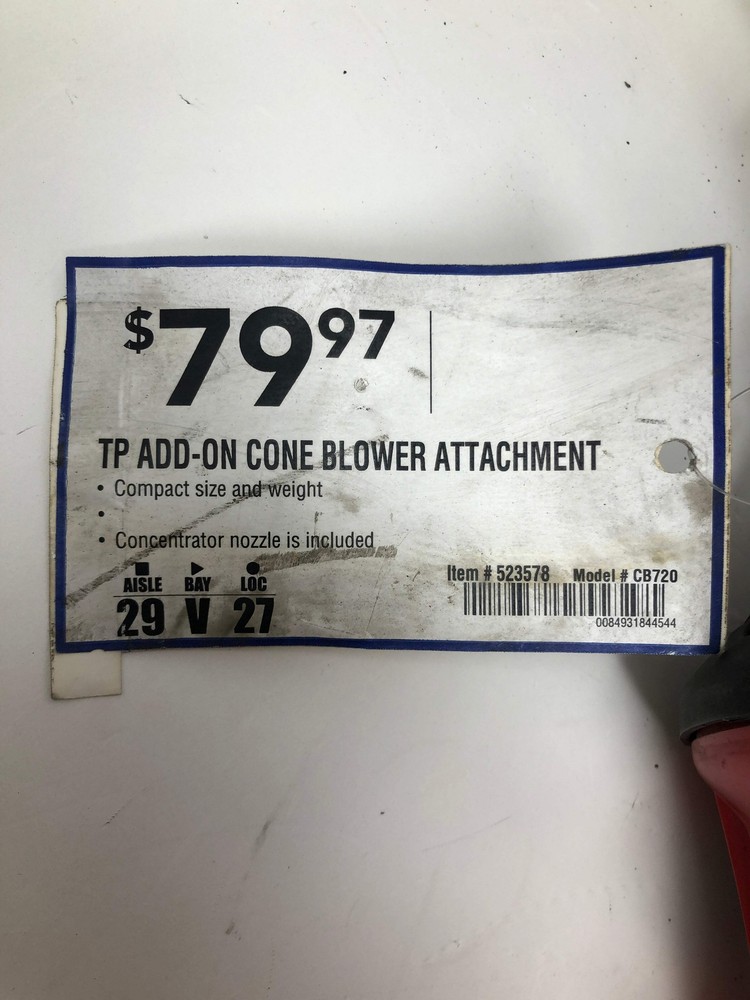 CB270 Trimmer Plus Add-On Cone Blower Attachment