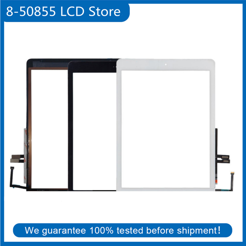 For iPad 6 6th Gen 2018 A1893 A1954 Touch Screen Digitizer Replace + Home Button