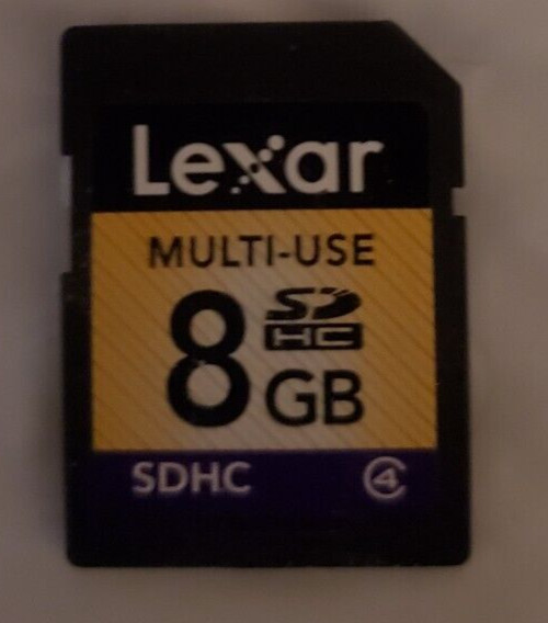 LEXAR Multi-Use 8GB - SDHC Card used
