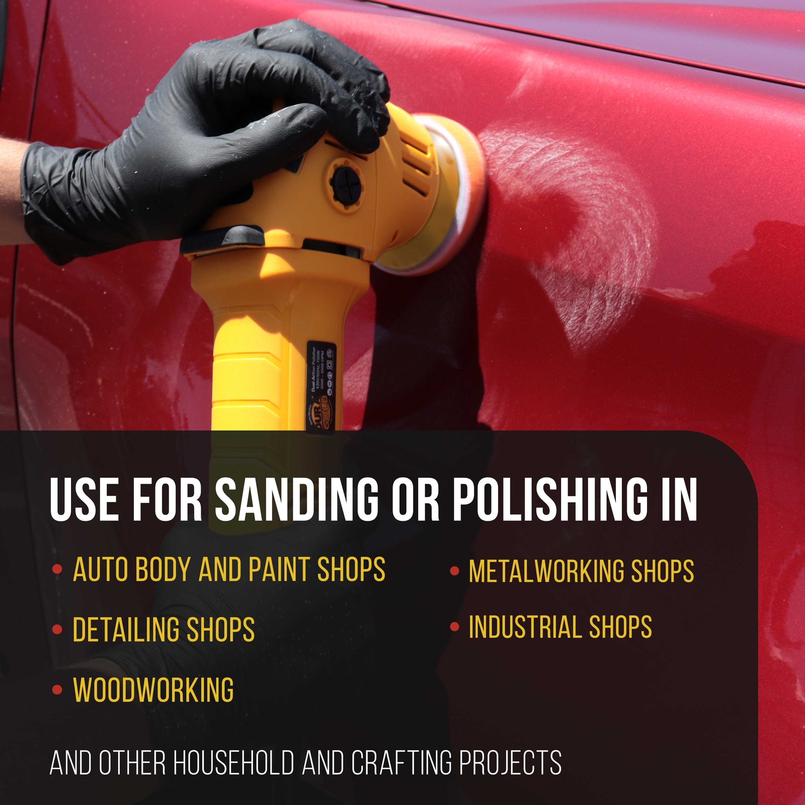 2 Dura-Gold 3" Hook & Loop DA Backing Plate Pads, Sanding Sander Polisher Pad