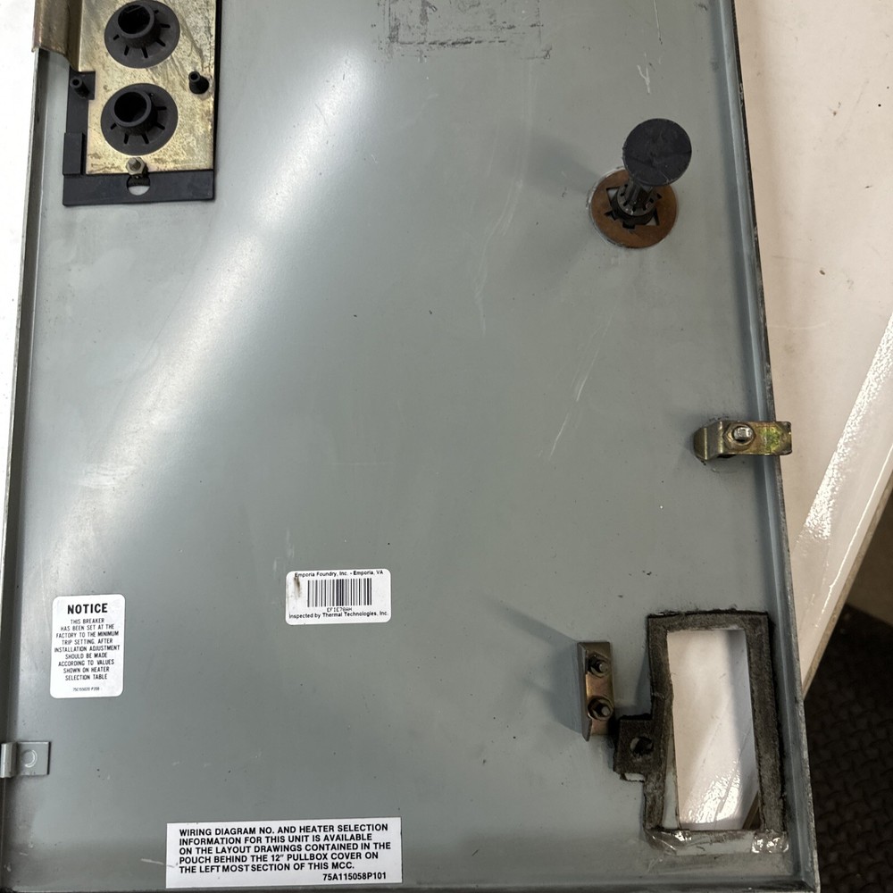 General Electric Motor Starter Cover