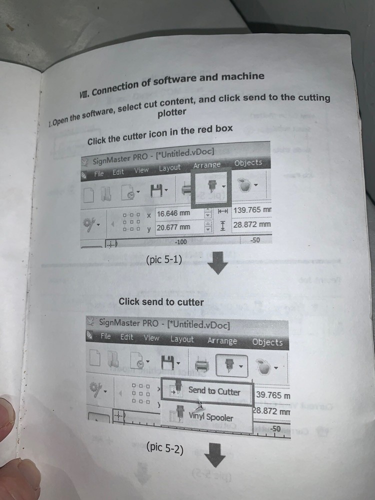 Cutting plotter - Operation manual