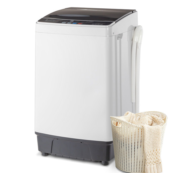 Fully Automatic Top-Opening Portable Mini Washing Machine, Black
