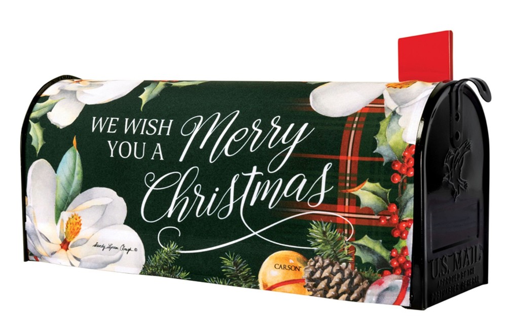 Elegant Christmas Nylon Mailbox Cover