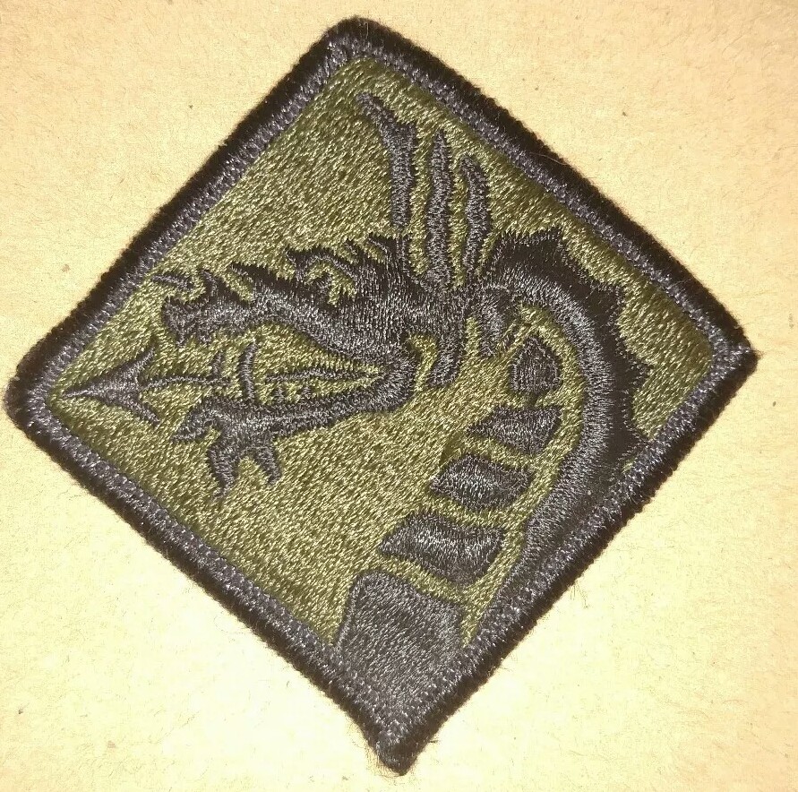 US Army 18th Army Corps Subdue Embroidered Uniform Patch