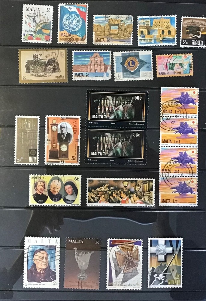 Malta stamp selection Gen