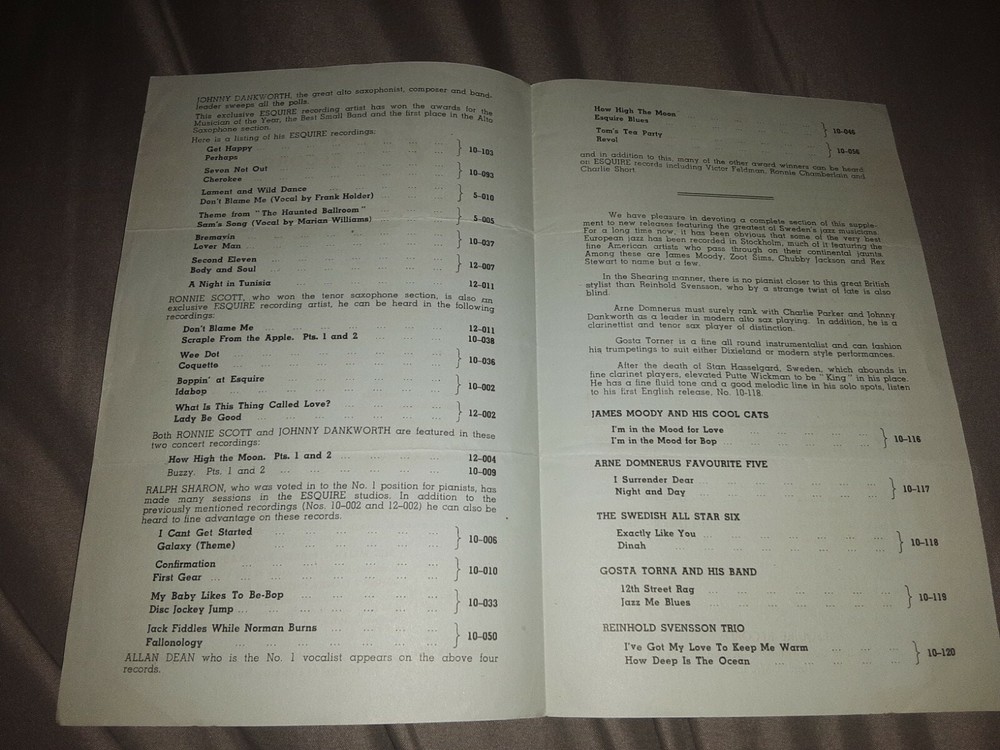 Esquire Records Supplement #23