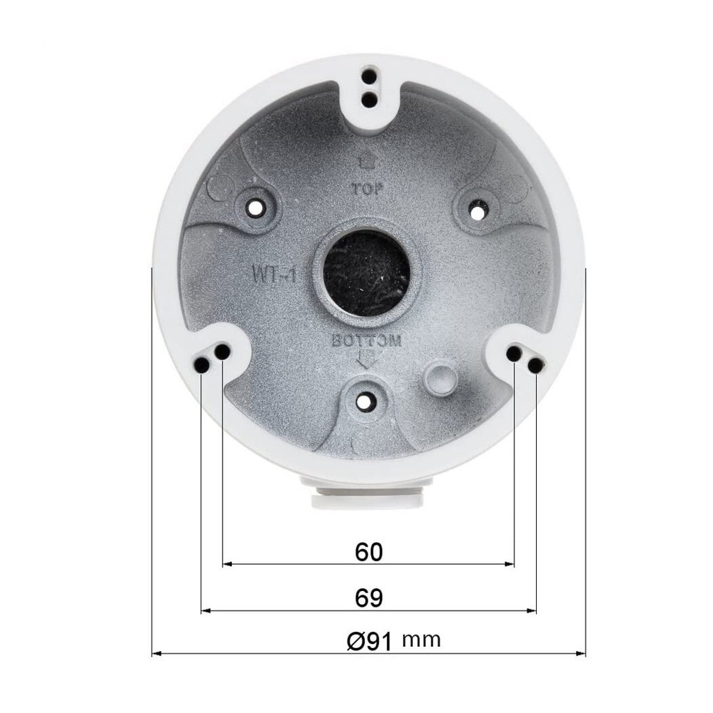 PFA135 Wall Installation Junction Box for Dahua Bullet Security Camera,White