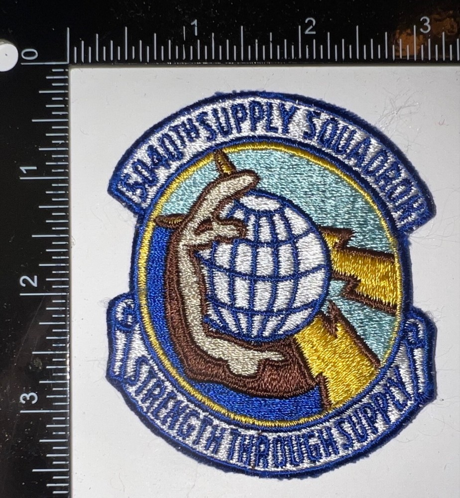 Cold War US Air Force USAF 5040th Supply Squadron Patch