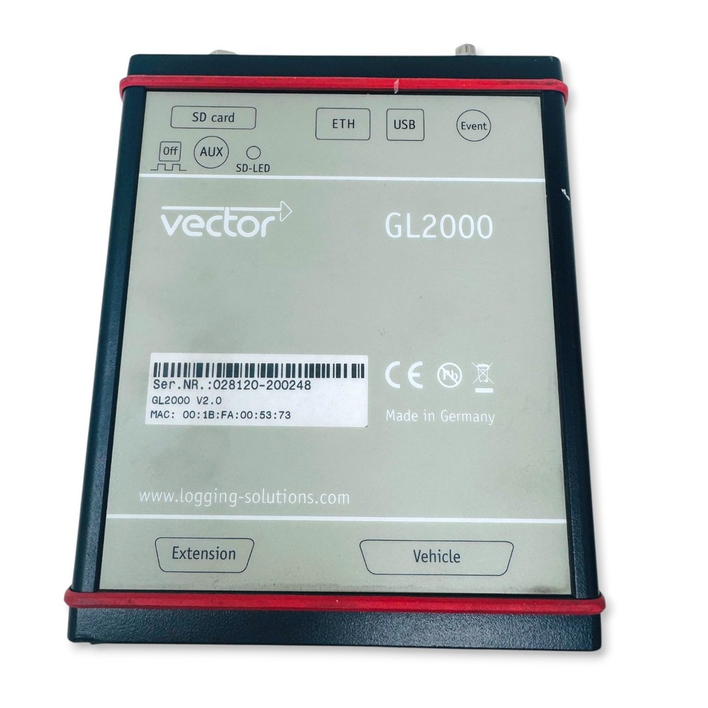 Vector GL2000 CAN/LIN Vehicle Data Logger Module V2.0 Made in Germany