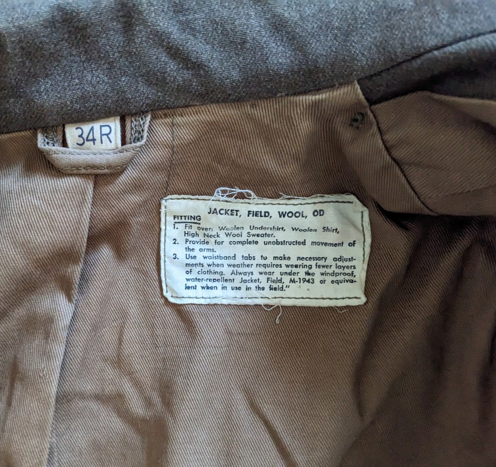 WW2 US Army Pacific Command Eisenhower jacket