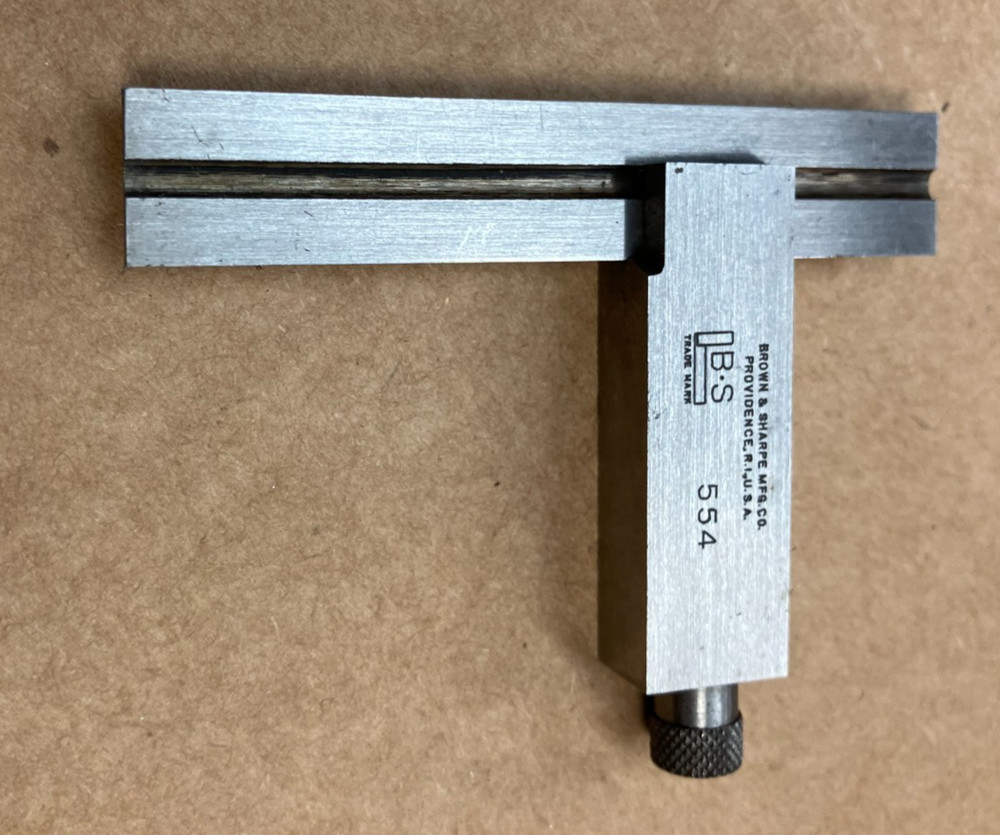 Brown & Sharpe No. 554 Adjustable Square