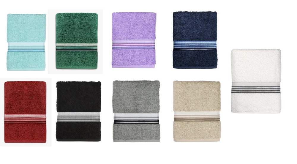 Mainstays Basic Bath Towel, Soft 100% Cotton Bath Towel