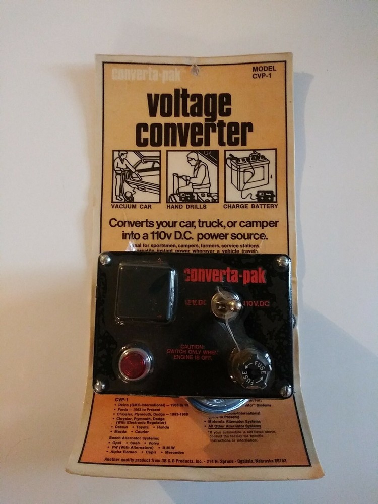 Converta-Pak CVP-1 Voltage Converter - New & Sealed