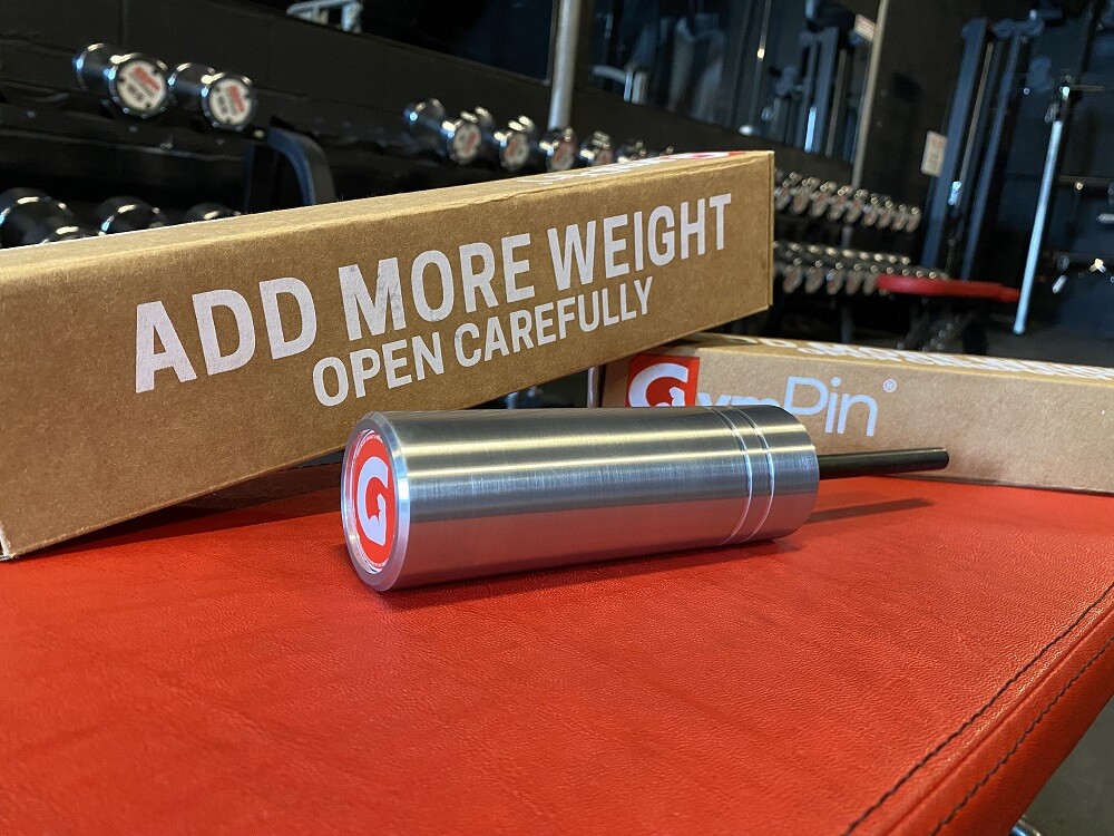 The Original 2" GymPin - 10mm Cable Stack Extender Pin 2 inch - Weight Training