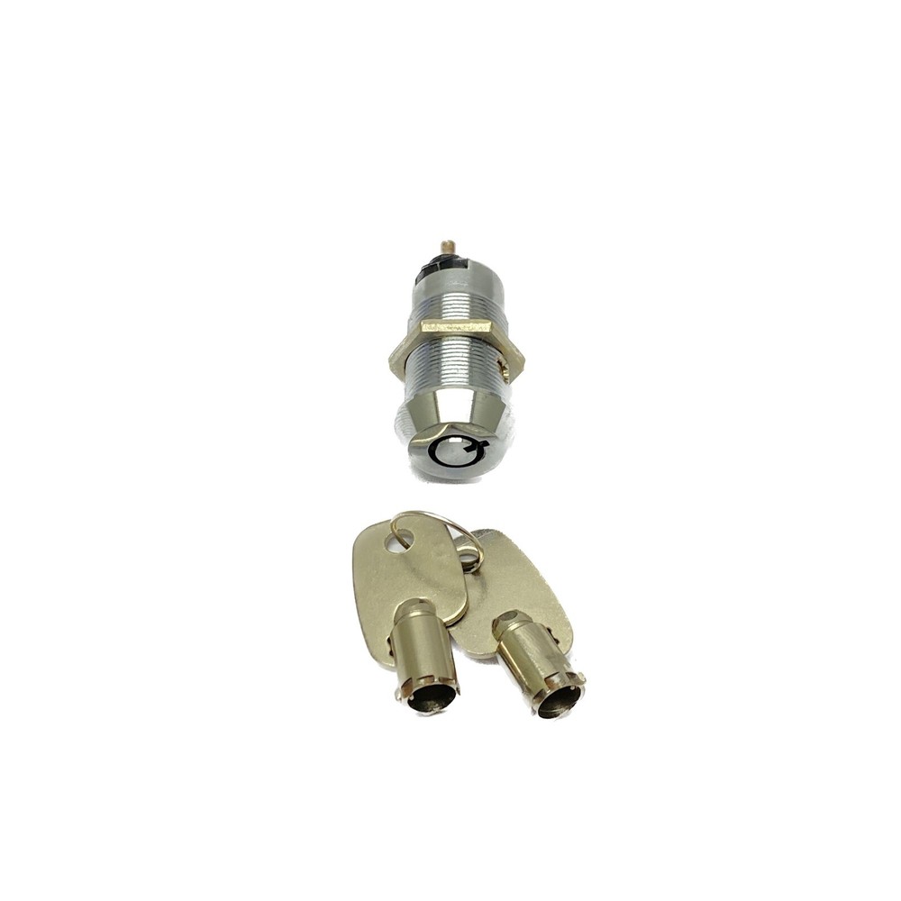 NEW MCM Electronics Key Lock Switch Momentary Contact 26-500