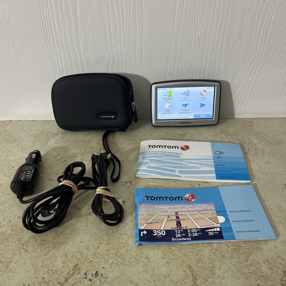 Tom Tom ONE N14644 3.5" Screen GPS Navigation Bundle
