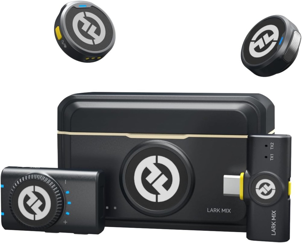 Hollyland LARK M2 Mini Combo Wireless Microphone 2 Person Bundle