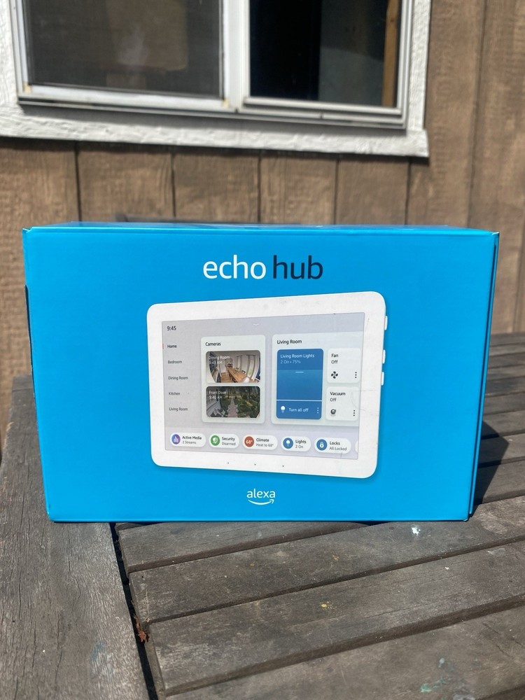 NEW Amazon Echo Hub 8" Smart Home Control Panel with Alexa - White