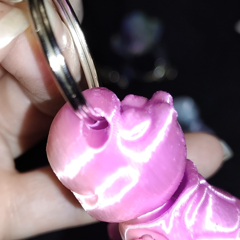 Handmade Colorful Plastic Turtle Keychain Lot