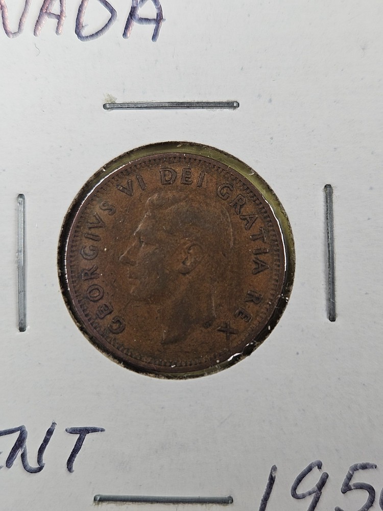 COINS - CANADA - 1 CENT 1950