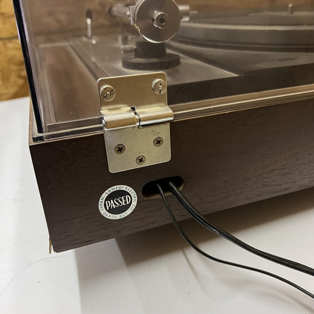 Sansui SR-4040 2-Speed Belt-Drive Turntable Record Player