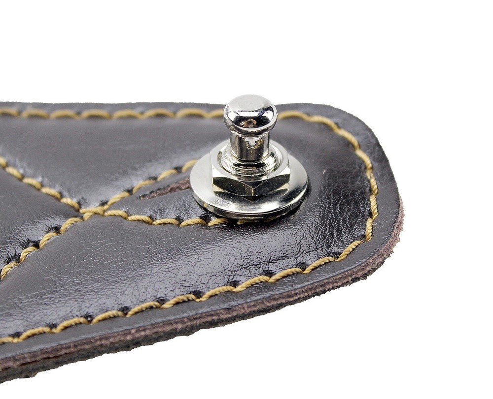 Walker & Williams XSL Extra Long Deep Barrel Chrome Strap Locks For Thick Straps