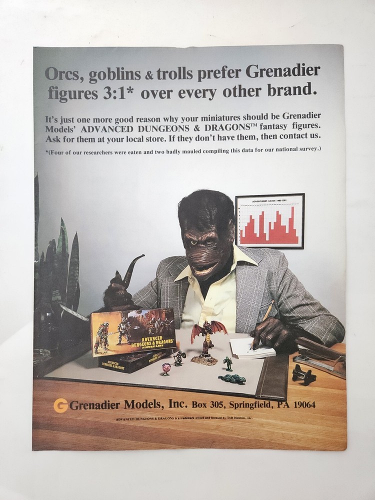 Grenadier Model Print Ad
