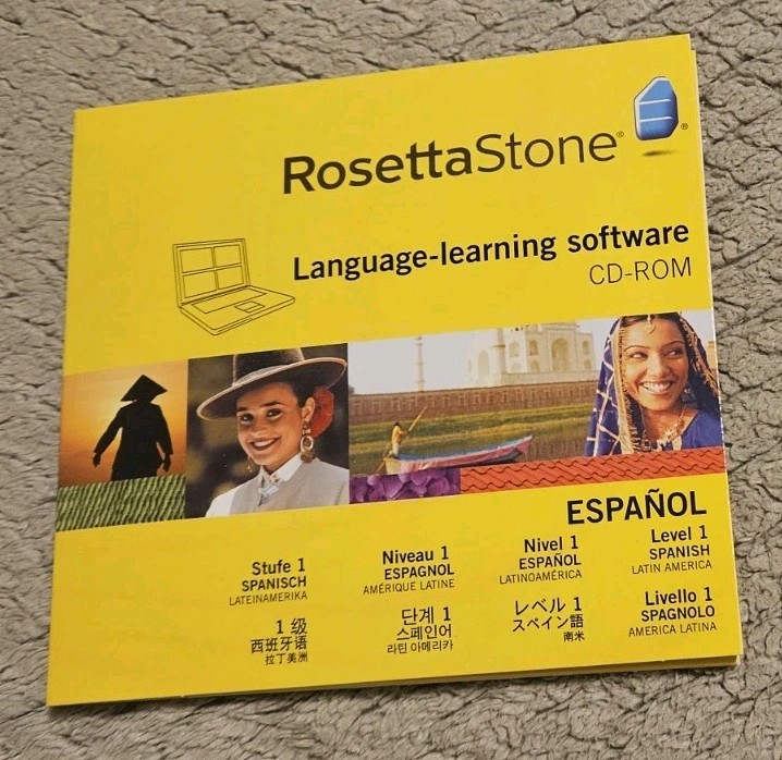 Rossetta Stone Spanish Level 1 CD Set Tested Plays
