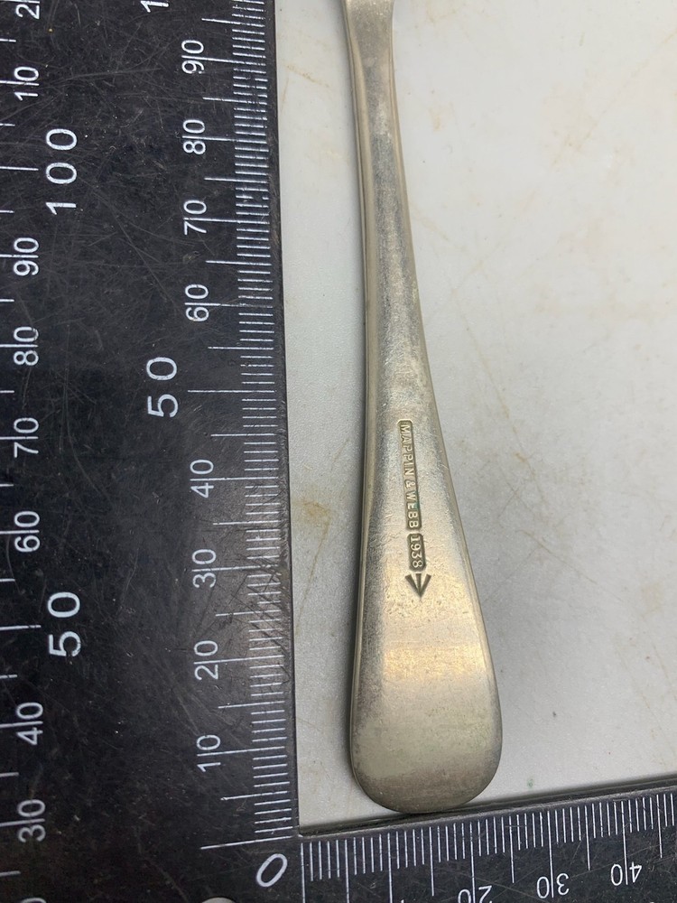 British Army Fork - Original WW2 Cutlery - Dated 1938