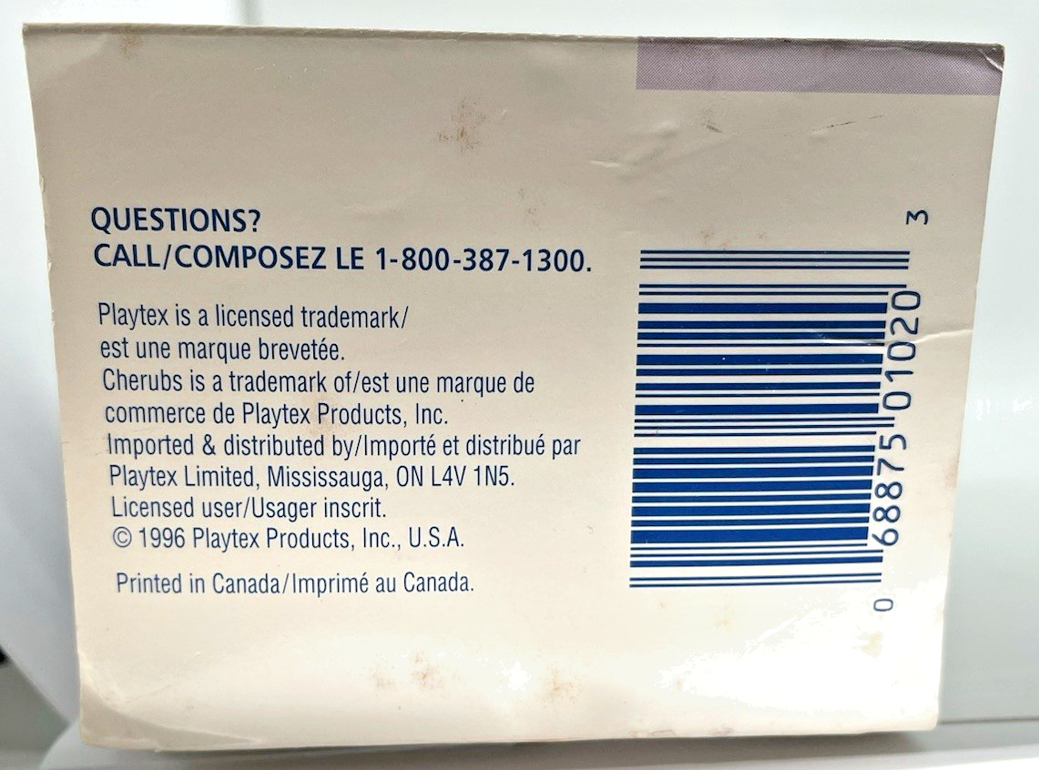 Playtex Cherubs Juice Cup Animals Non-Toxic Sip Spout 6 oz VTG 1996