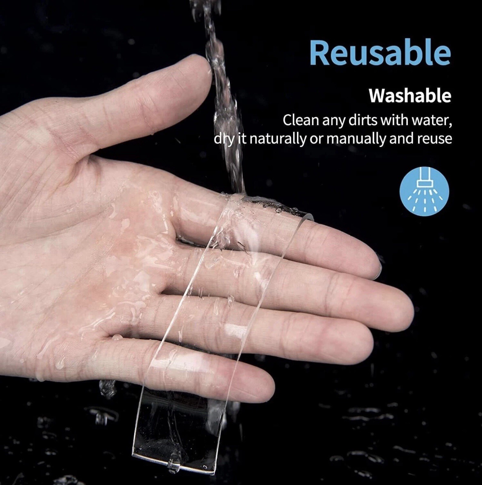 30 FT Alien Nano Tape Double Sided Heavy Duty Adhesive Stick Transparent Tape