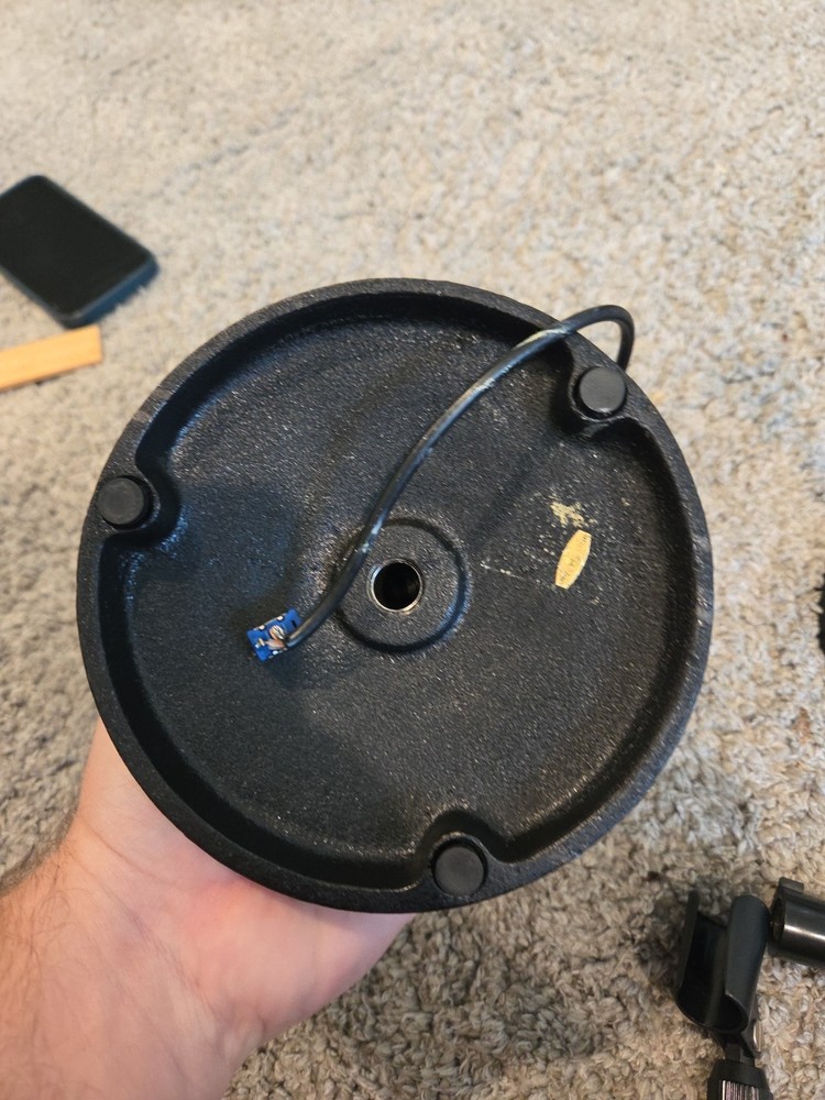 CAST IRON TABLETOP MIC STAND LOT