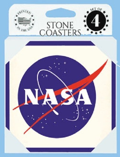 NASA Meatball Logo Coaster Set