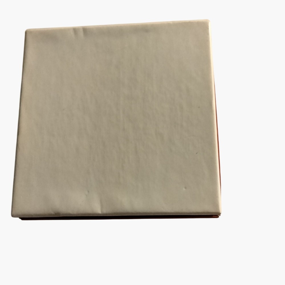 Foleys Gift Box Red White Square Cardboard Empty
