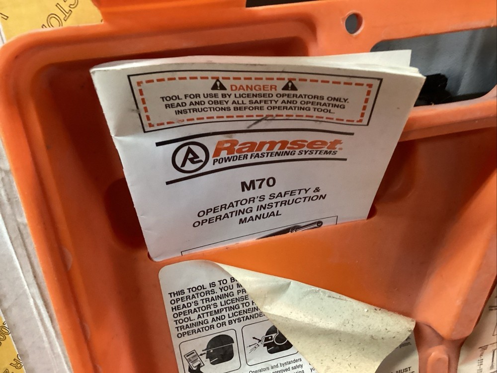 Ramset M70 0.22 Caliber Powder Actuated Tool Not Tested