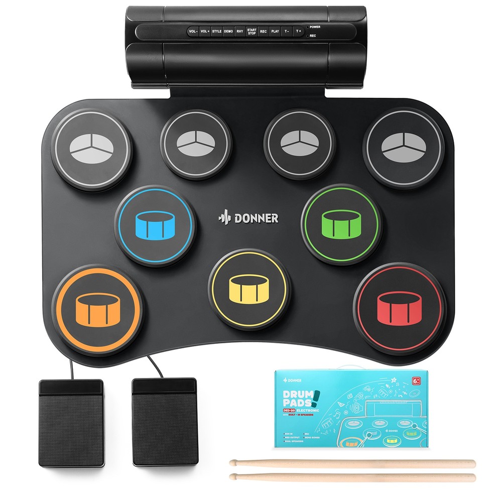 Donner DED-20 SE Electric Drum Roll Up Pad