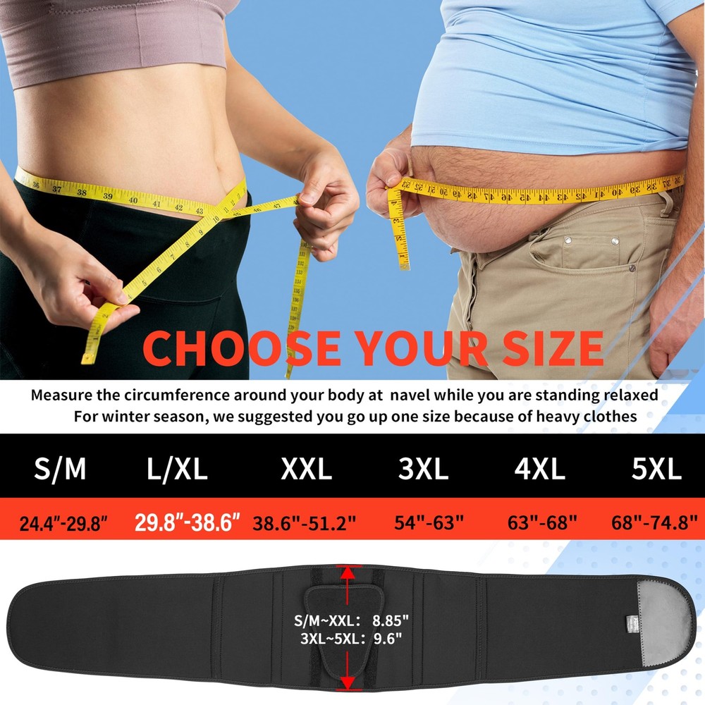 FEATOL Lumbar Back Brace Support Belt for Pain Relief, Sciatica, Herniated Disc