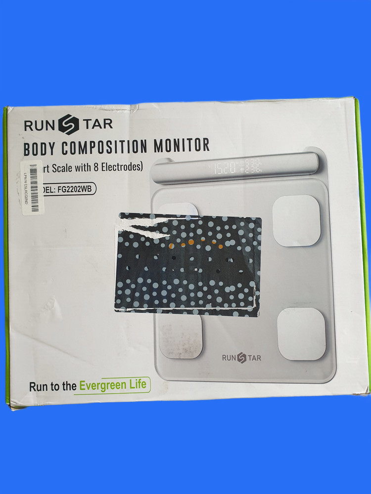 RunStar Smart Scale for 28 Body Composition Analysis Digital Display 8-Electrode