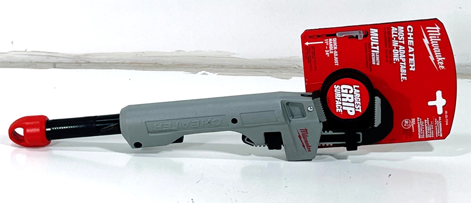 Milwaukee 48-22-7318 CHEATER Aluminum Adaptable Pipe Wrench
