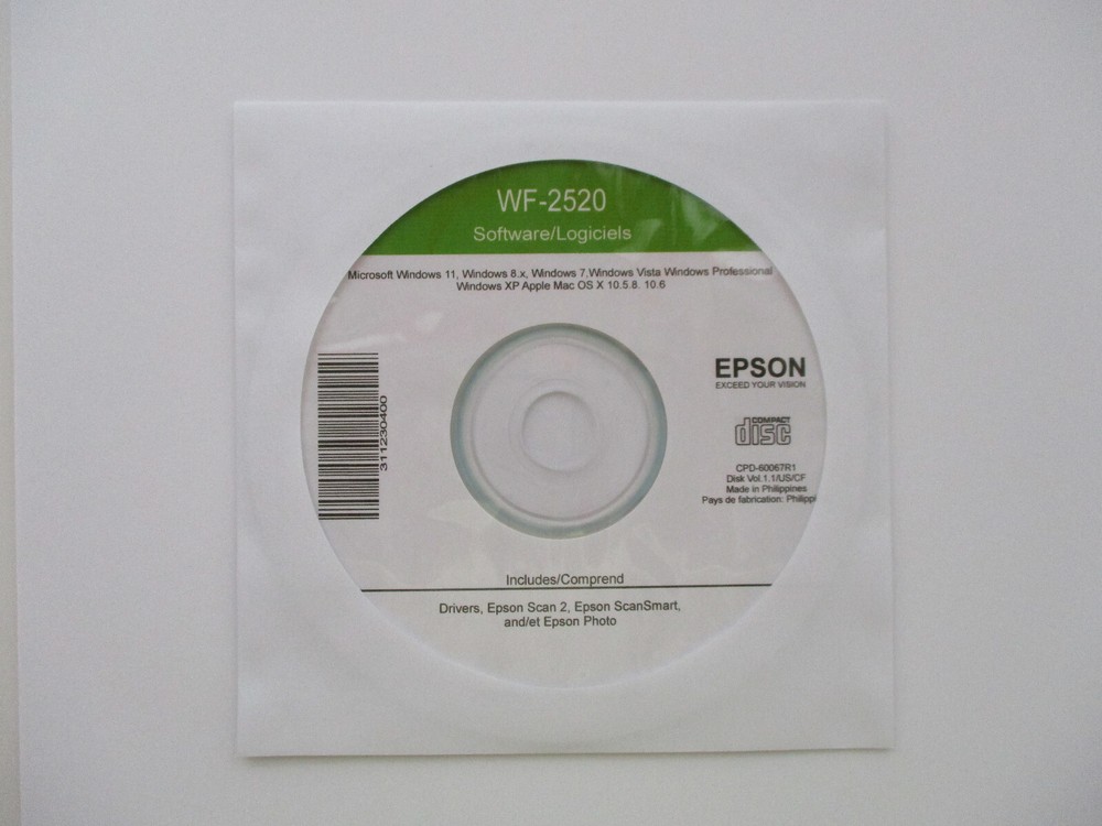 Setup SOFTWARE for EPSON WorkForce WF 2520 Printer Software